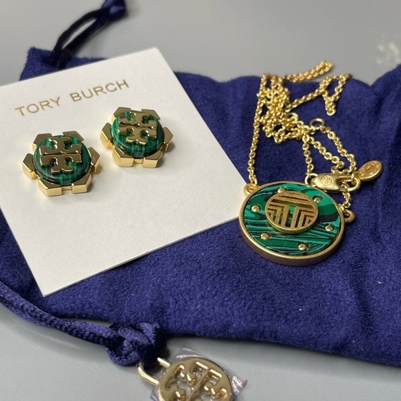 Tory Burch set! Green and brushed gold both new with dust bags - Picture 3 of 3